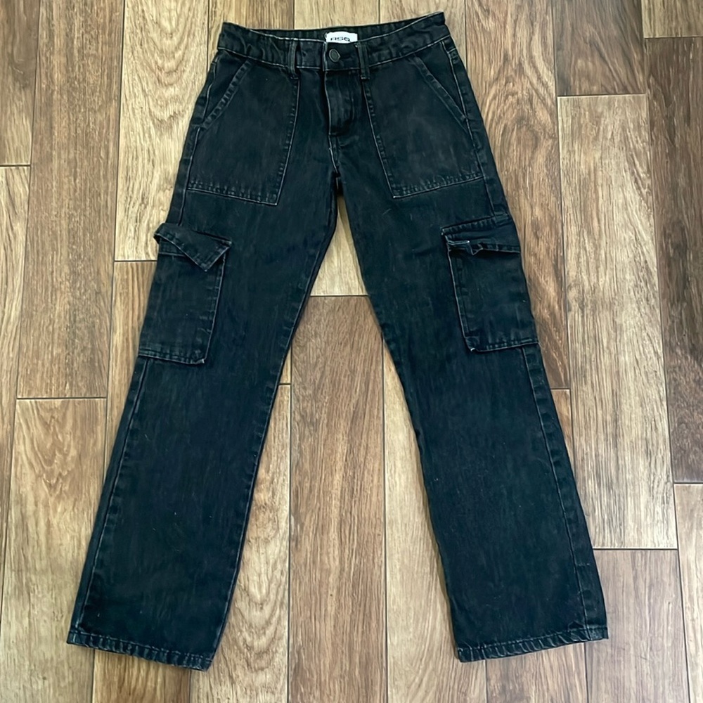 RSQ black jean cargo pants